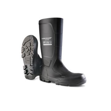 Botte de sécurité imperméable S5 SRA Dunlop ACIFORT /JOBGUARD SAFETY Noir