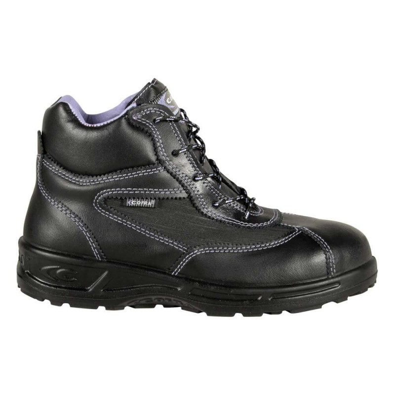 Chaussure de sécurité femme haute S3 SRC COFRA BRIGITTE. Vu de côté