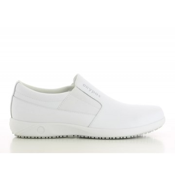 Chaussure de travail basse médicale SRC ESD HRO - Safety Jogger - ROY Blanc