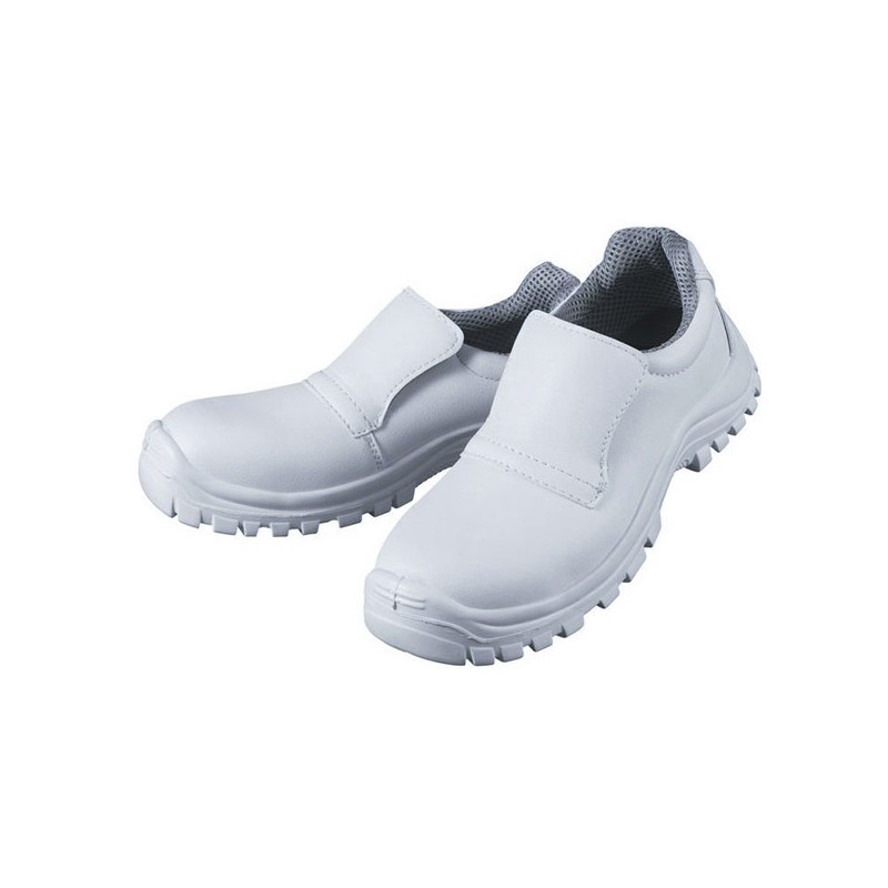 Chaussures de cuisine professionnelles Robur BONIX Blanc. vu de face