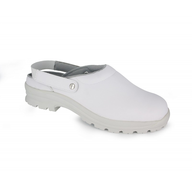 Sabots cuisine blanc grandes tailles SILVO TGP - Nordways