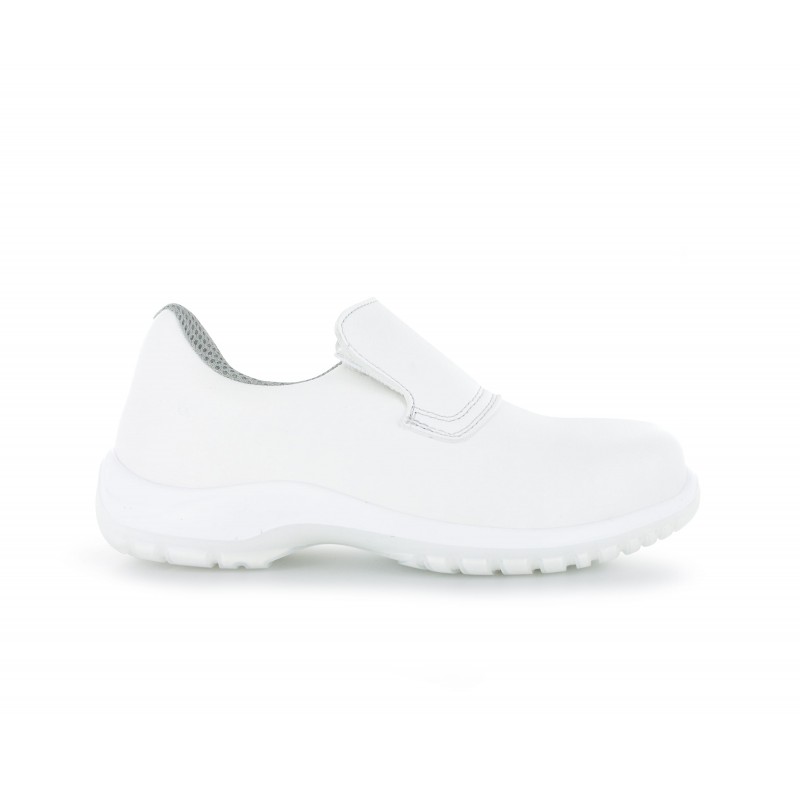 Mocassins sécurité de cuisine S3 en microfibre blanc DAN - Nordways