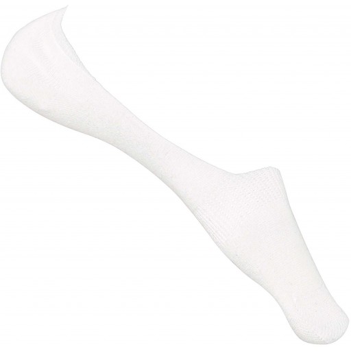 Lot de 5 paires - Soquettes blanches invisibles pour femme