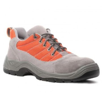 Chaussure de sécurité S1P SR FO Coverguard SPINELLE Gris/Orange. Vu de profil