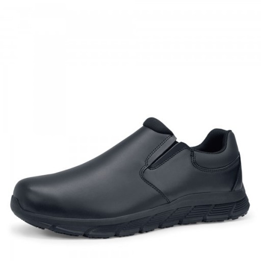 Mocassins de travail homme en cuir noir Cater II - Shoes For Crews Mocassins de travail homme en cuir noir Cater II - Shoes For Crews