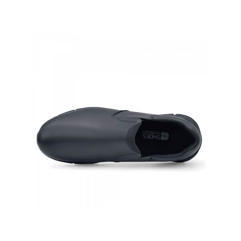 Mocassins de travail homme en cuir noir Cater II - Shoes For Crews Mocassins de travail homme en cuir noir Cater II - Shoes For Crews