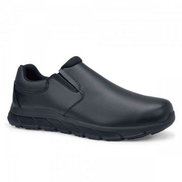 Mocassins de travail femme en cuir noir Cater II - Shoes For Crews
