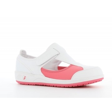 Sandales médicales femme Camille fuchsia - Safety Jogger
