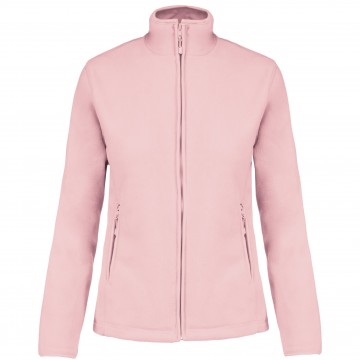 Veste polaire B&C Rose. Vu de face