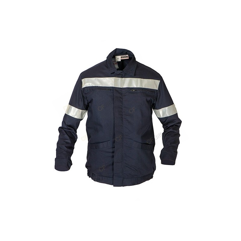 Blouson multirisques ATEX CF Diffusion Marine. Vu de face