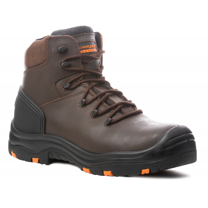 Chaussure de sécurité haute S3 SRC HRO Coverguard TOPAZ. Vu de profil