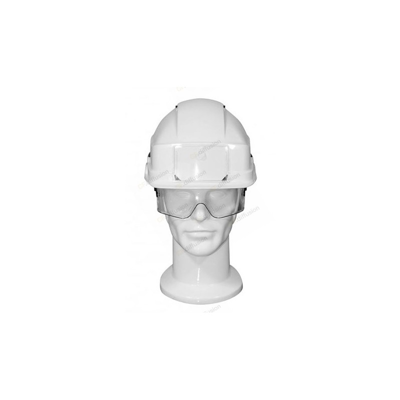 Casque IRIS 2 + Lunette/masque intégrée sous visière + Porte-badge